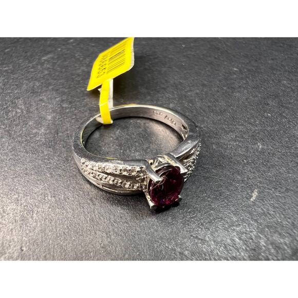 NEW with tag Ember garnet and zircon sterling silver ring size 7 - Picture 12 of 16